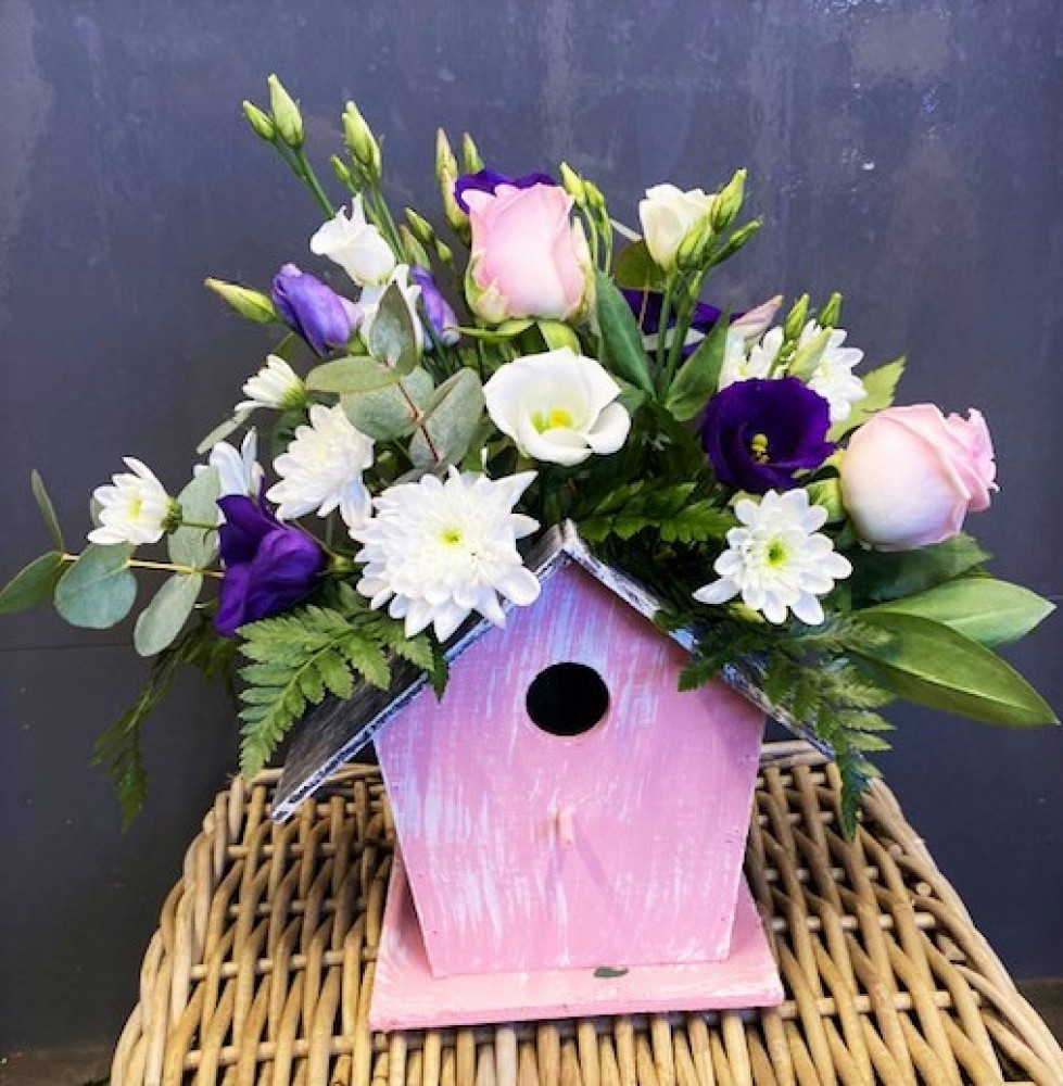 Floral birdbox